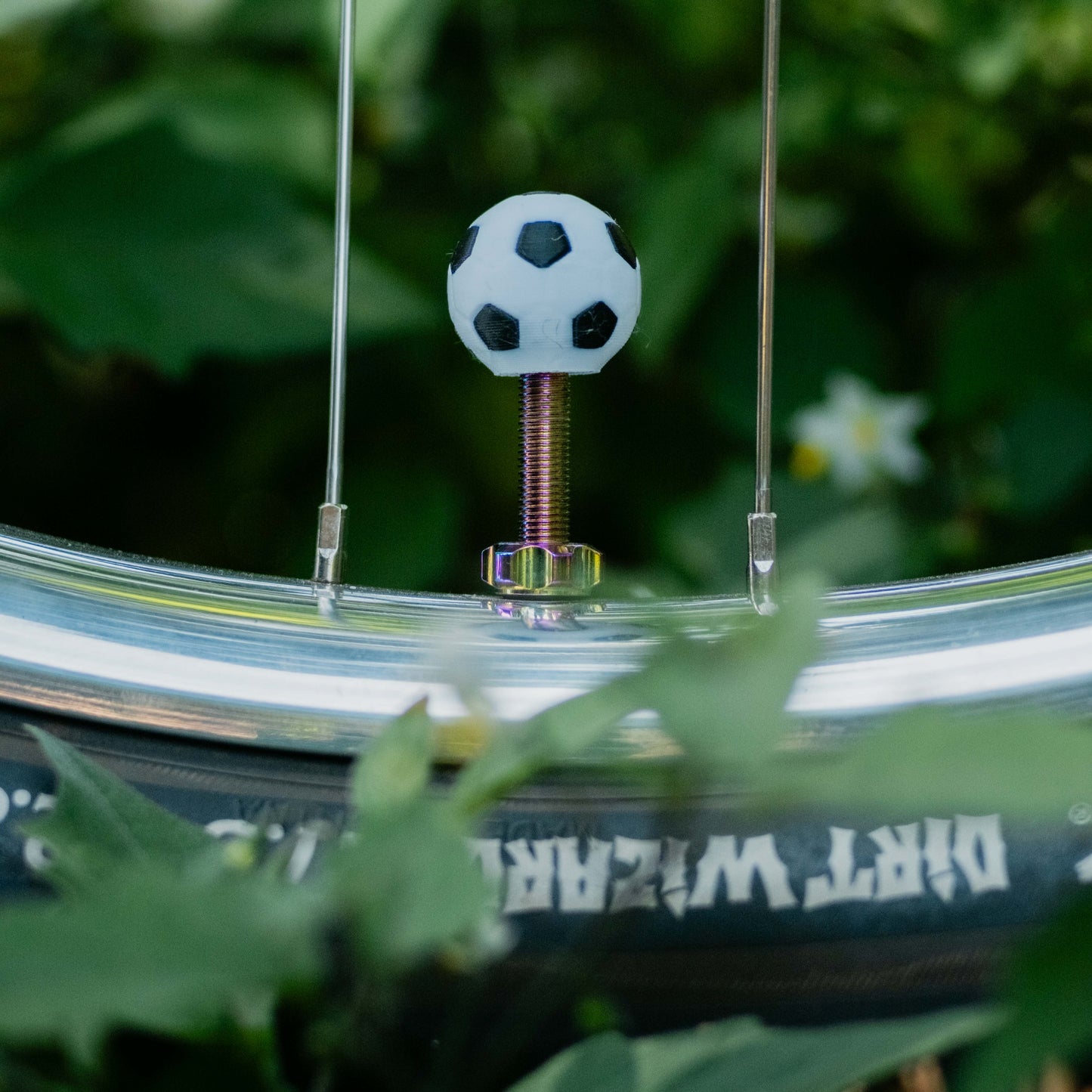 Soccer Ball - Pixel Primate Valve Cap