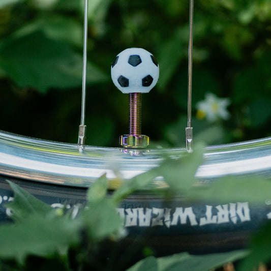 Soccer Ball - Pixel Primate Valve Cap