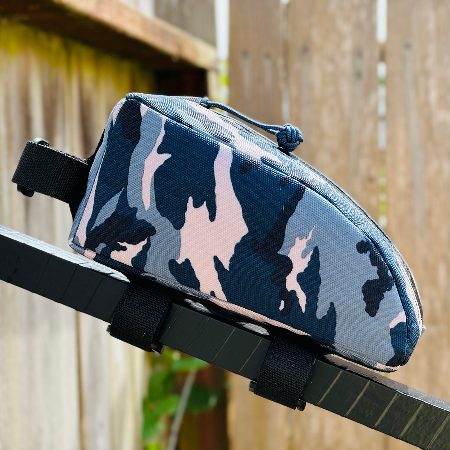 Blue Camo Cordura - Top Tube Bag