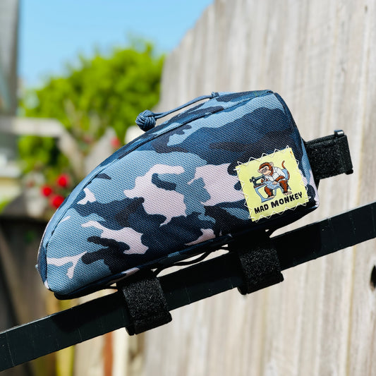 Blue Camo Cordura - Top Tube Bag