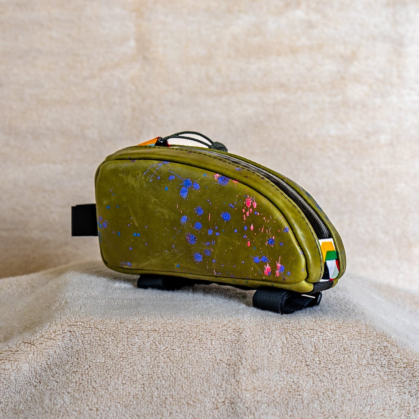 Distressed Leather - Top Tube Bag