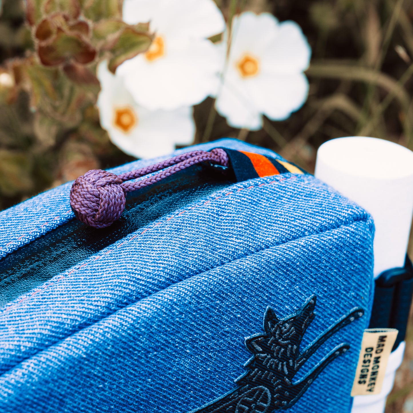 "Living The Dream" in Denim - Top Tube Bag
