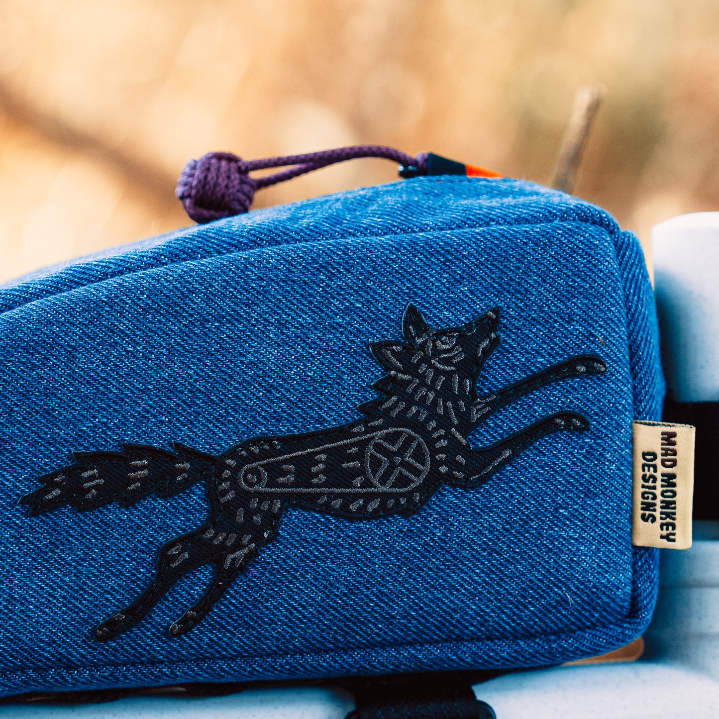 "Living The Dream" in Denim - Top Tube Bag
