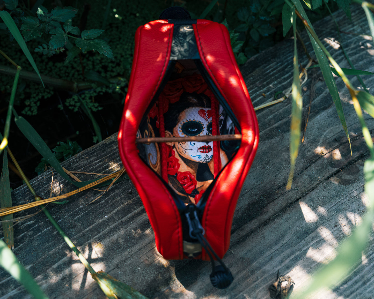 🌹 Flor de la Muerte 🌹 - Top Tube Bag