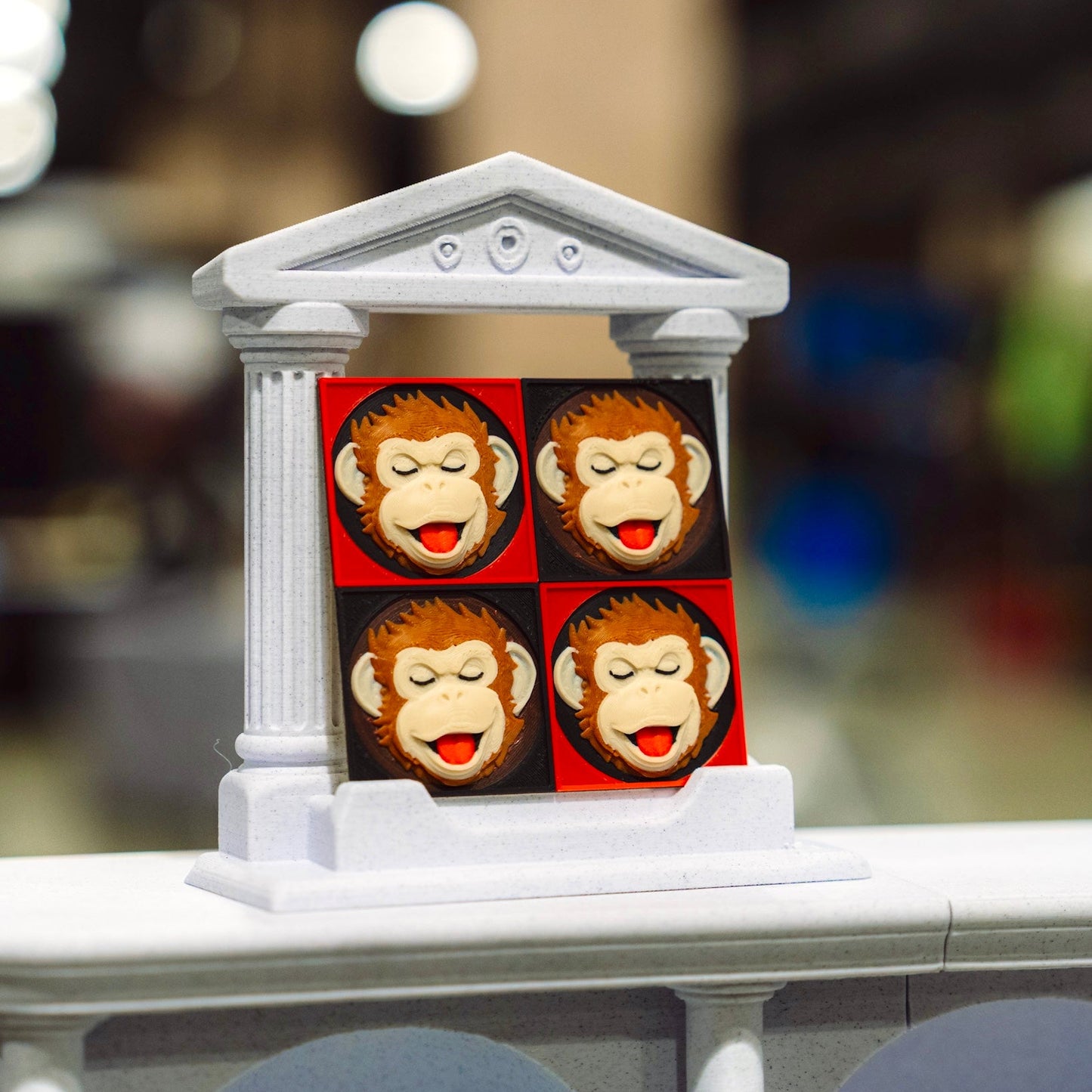 3D printed Sticker (Patent Pending) - Monkey Tile
