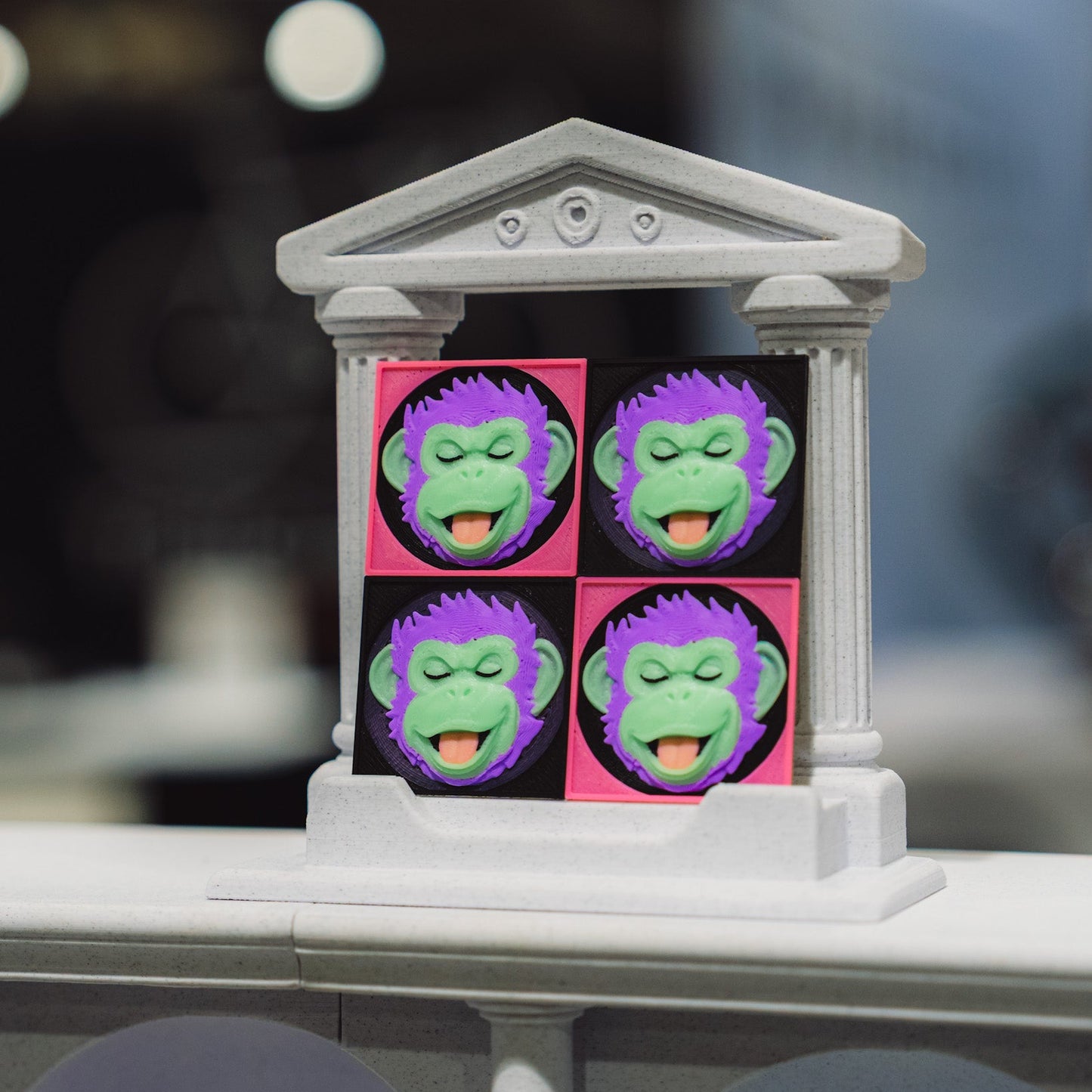 3D printed Sticker (Patent Pending) - Monkey Tile